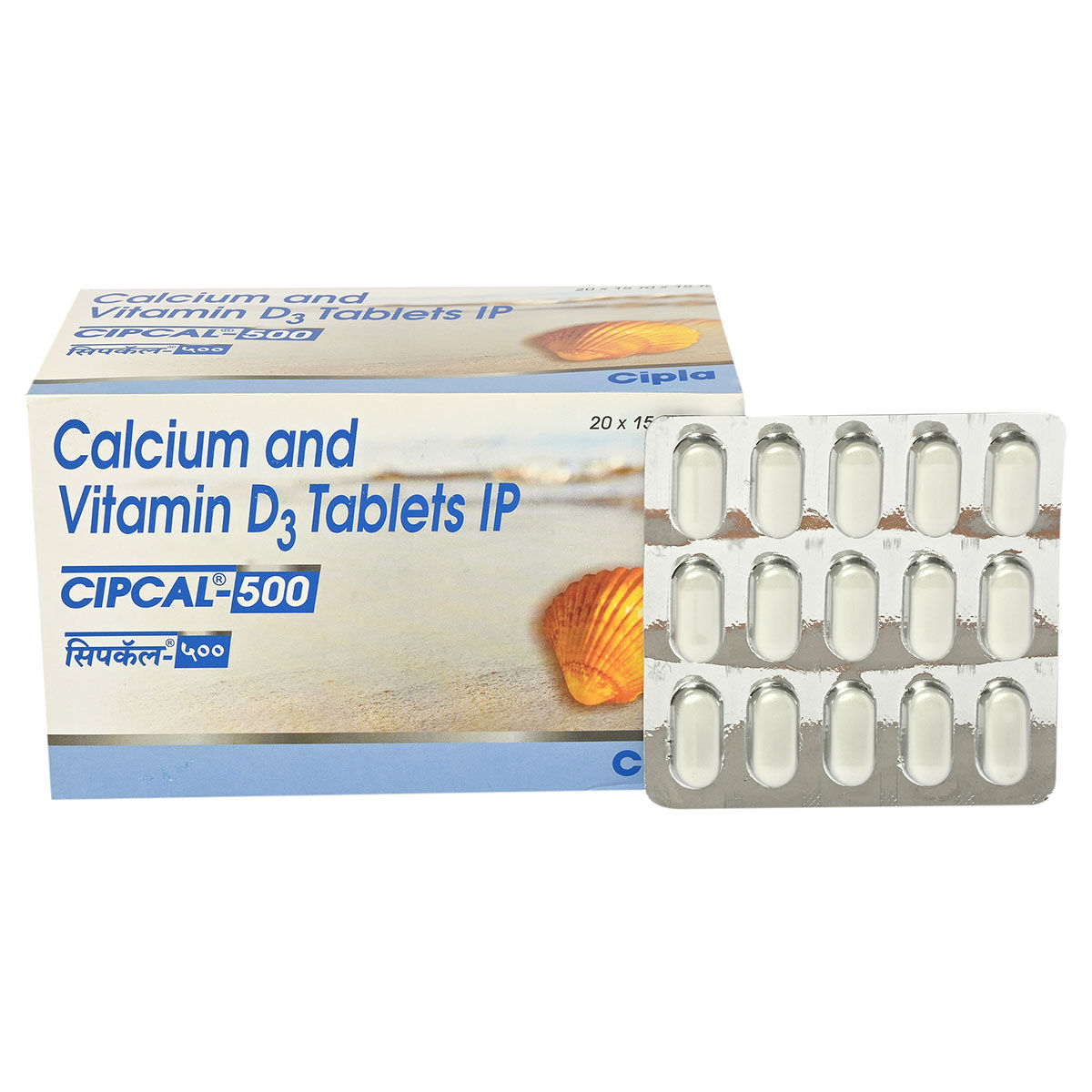 Buy Cipcal-500 Tablet 15's Online