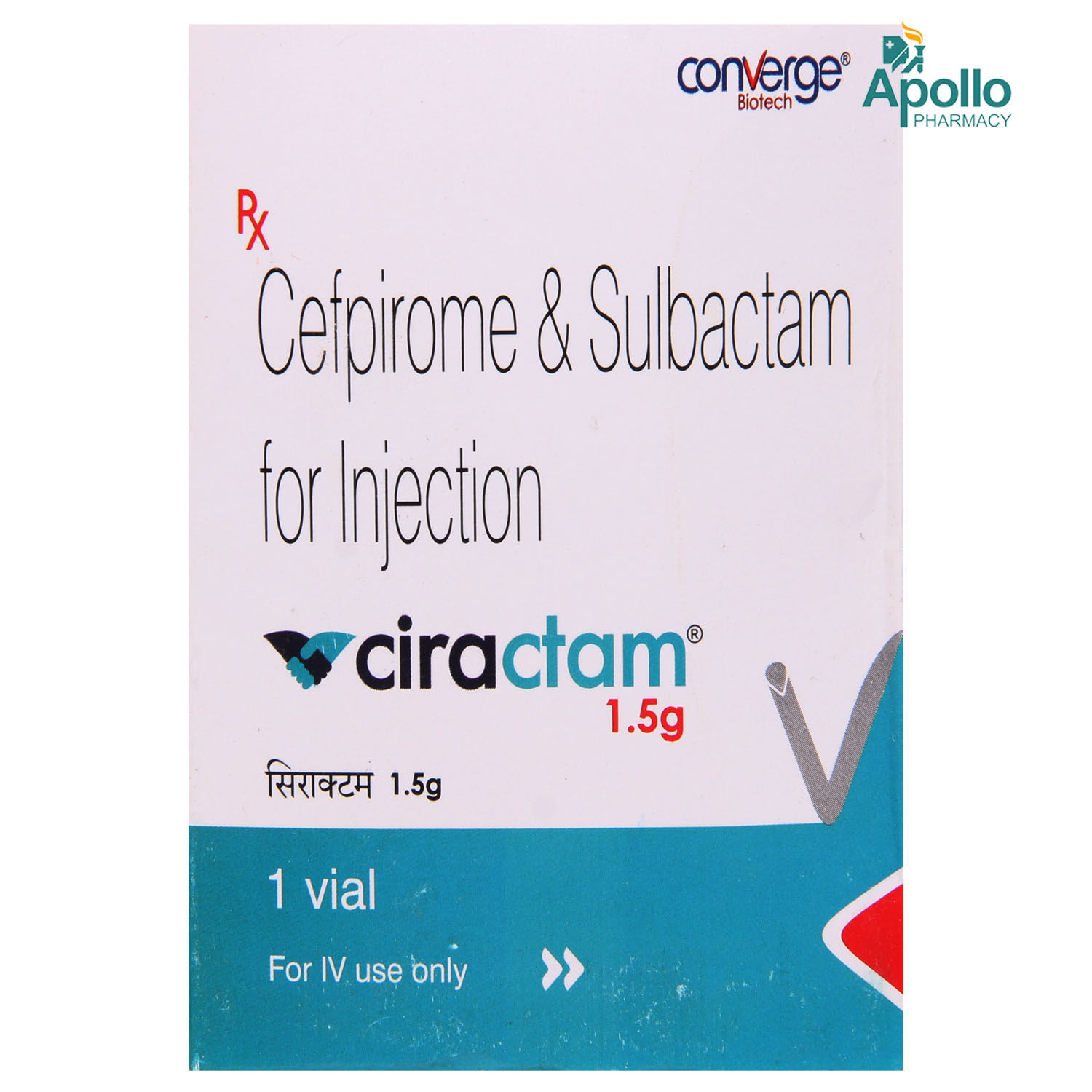 Buy Ciractam 1.5 gm Injection 1's Online