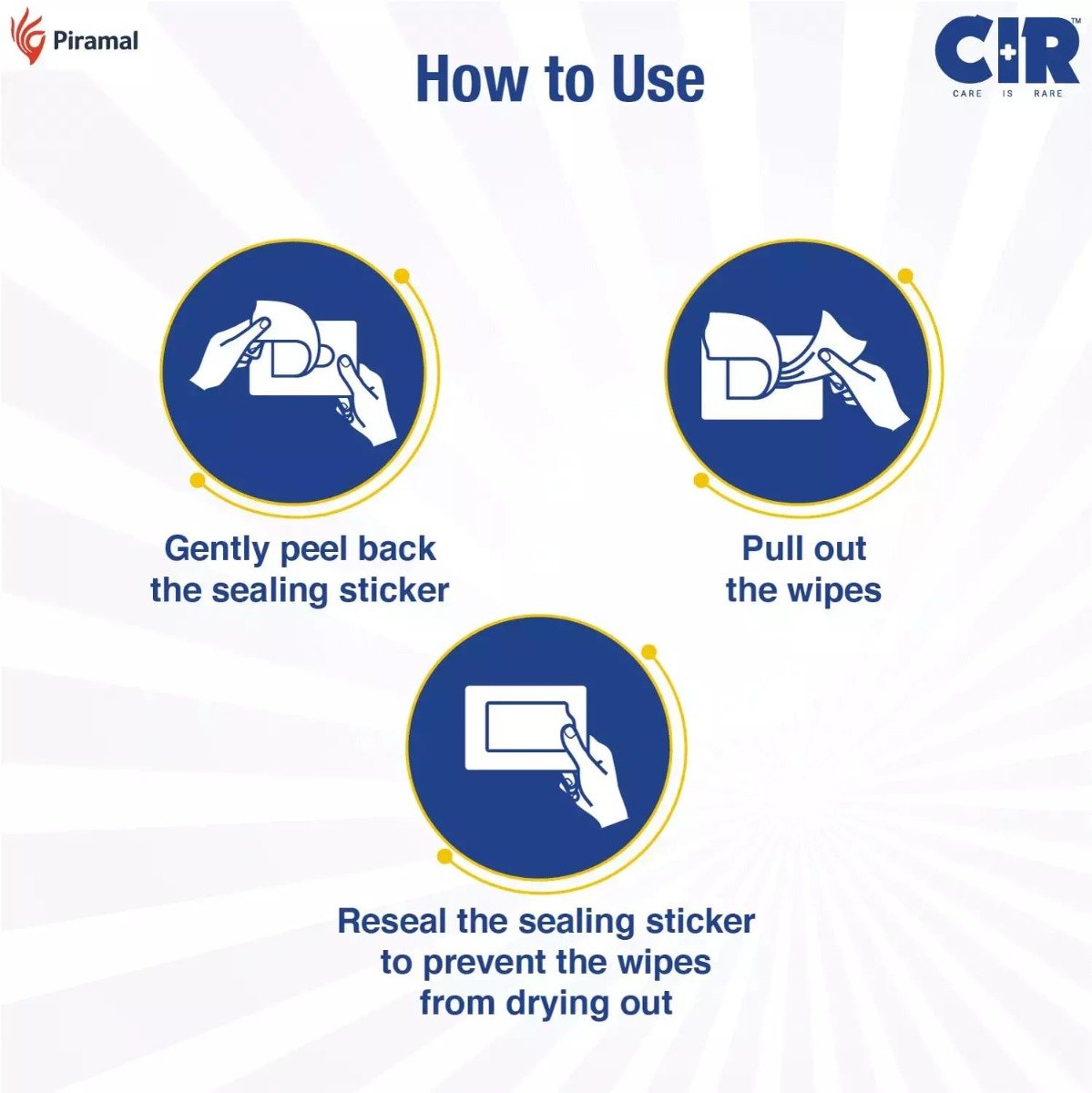 CIR Bed Bath Wipes 10 Count | With Aloe Vera & Olive Extracts | Germ Protection | pH Balanced | For Full Body Sponging, Pack of 1 CIR Bed Bath Wipes 10 Count | With Aloe Vera & Olive Extracts | Germ Protection | pH Balanced | For Full Body Sponging, Pack of 1