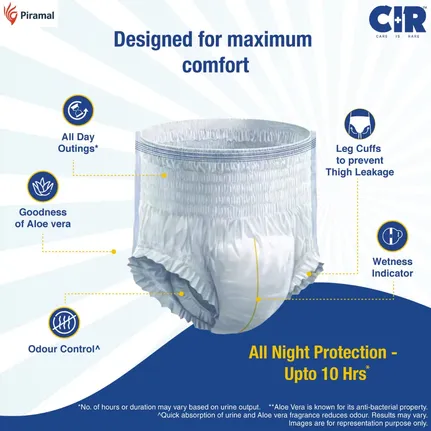 Cotton Pant Type Adult Diaper Pants (Pack of 10) at Rs 400/packet in Mumbai