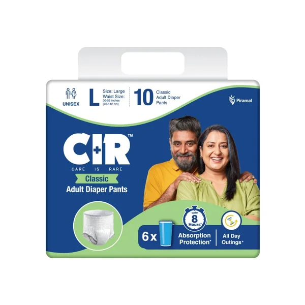 CIR Classic Adult Diaper Pants Large, 10 Count