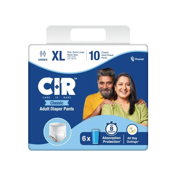 CIR Classic Adult Diaper Pants XL, 10 Count