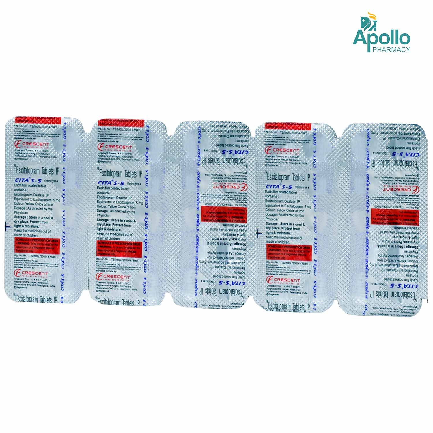 Cita S-5 Tablet 10's, Pack of 10 TABLETS Cita S-5 Tablet 10's, Pack of 10 TABLETS