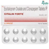 Citalin Forte Tablet 10's, Pack of 10 TABLETS