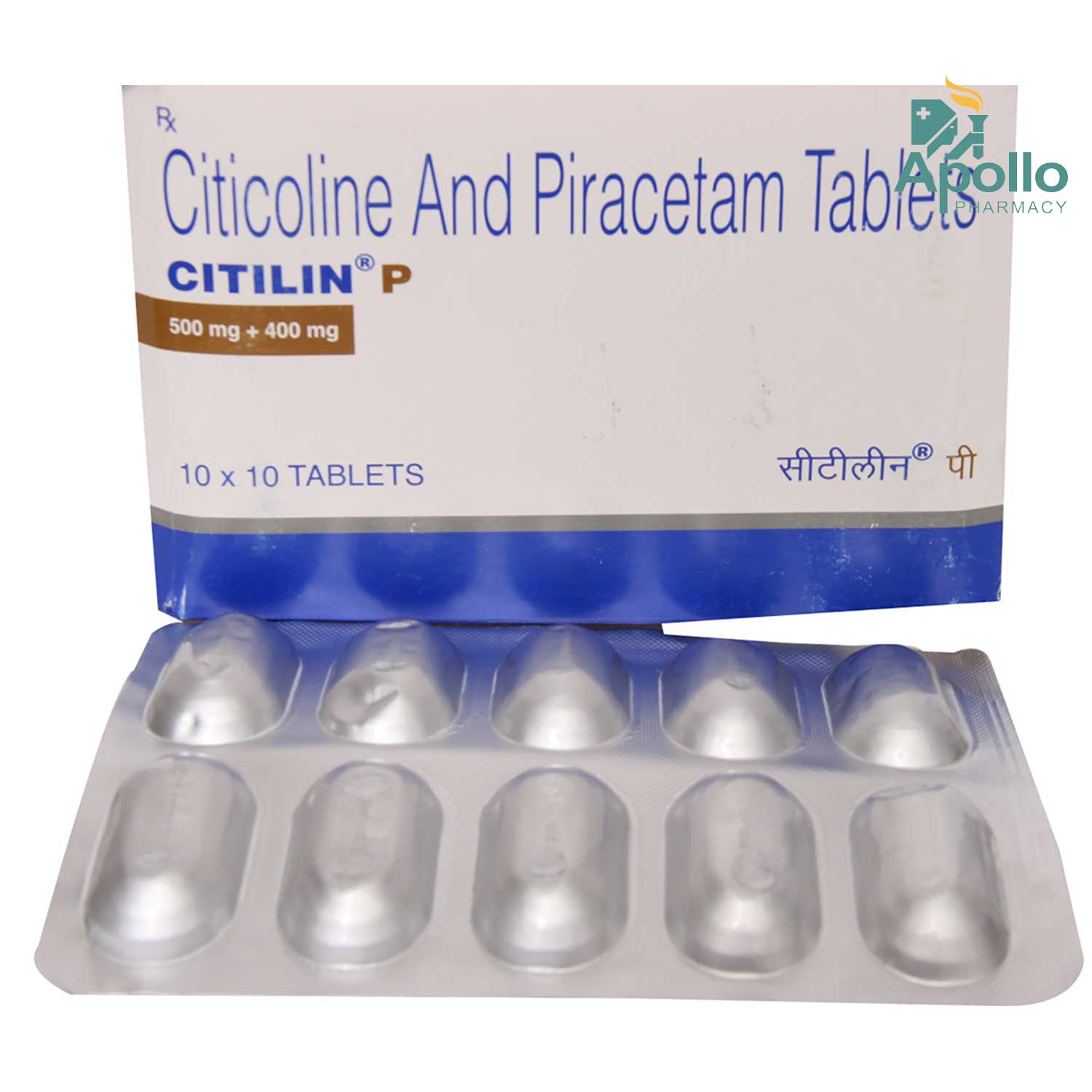 Citilin P Tablet 10's, Pack of 10 Citilin P Tablet 10's, Pack of 10