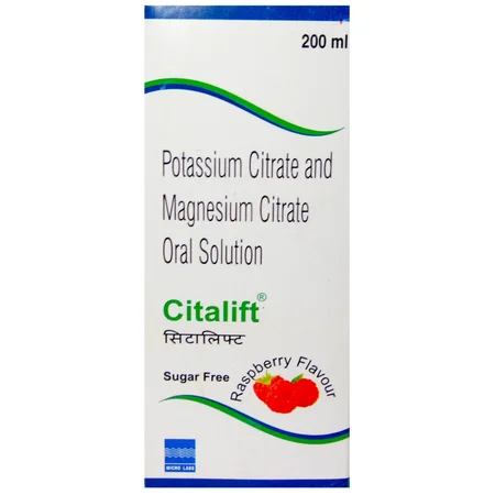 Citalift Raspberry Flavour Sugar Free Solution 200 ml