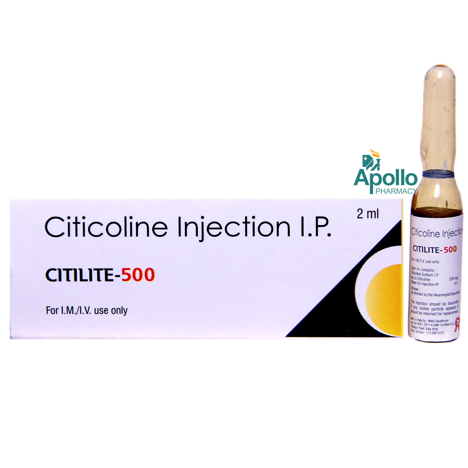 Citilite-500mg Injection 2ml, Pack of 1 Injection Citilite-500mg Injection 2ml, Pack of 1 Injection