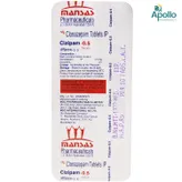Cizipam 0.5 mg Tablet 10's, Pack of 10 TabletS