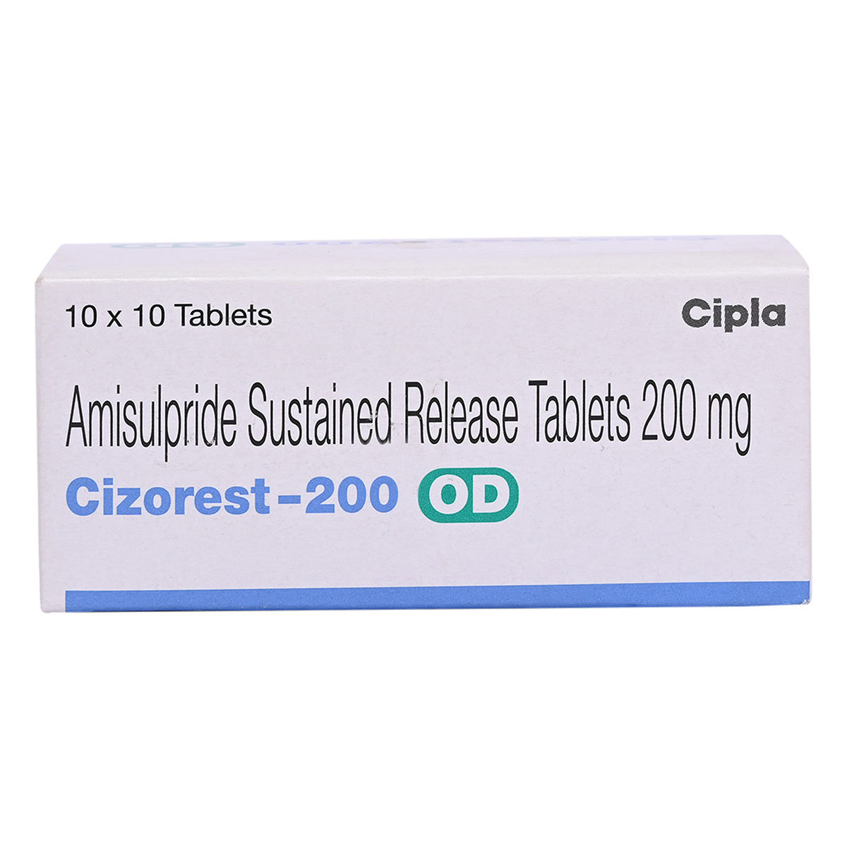 Cizorest-200 OD Tablet 10's, Pack of 10 TabletS Cizorest-200 OD Tablet 10's, Pack of 10 TabletS