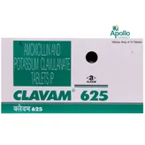 Clavam 625 Tablet 10's, Pack of 10 TABLETS