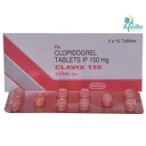 Clavix 150 Tablet 10's, Pack of 10 TABLETS