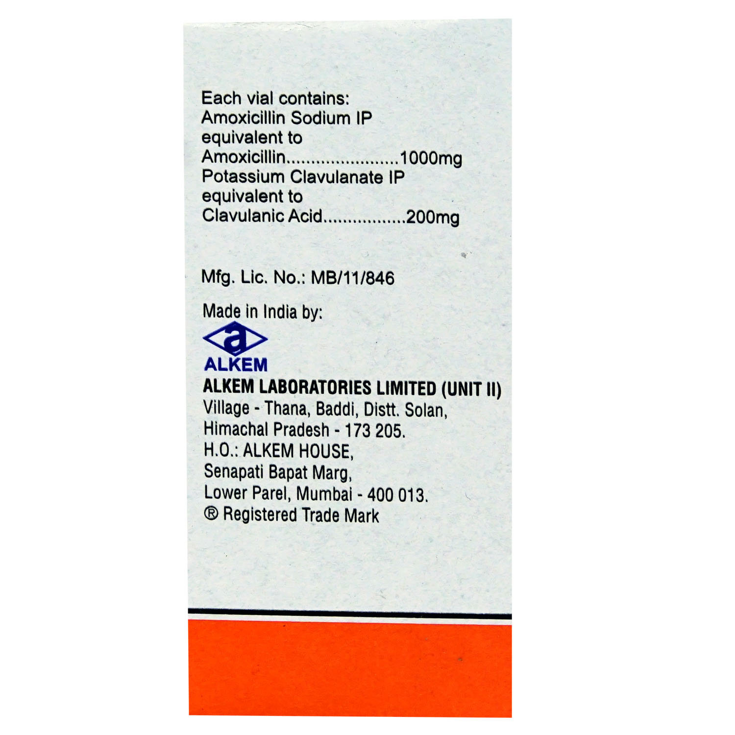 Clavam 1.2 gm Injection 1's, Pack of 1 Injection Clavam 1.2 gm Injection 1's, Pack of 1 Injection