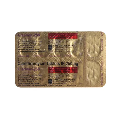 Clariwin 250 Tablet 10's