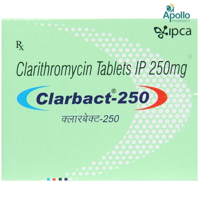 Clarbact 250 Tablet 4's, Pack of 4 TabletS