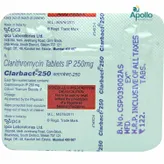 Clarbact 250 Tablet 4's, Pack of 4 TabletS