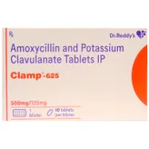 Clamp 625 Tablet 10's, Pack of 10 TABLETS