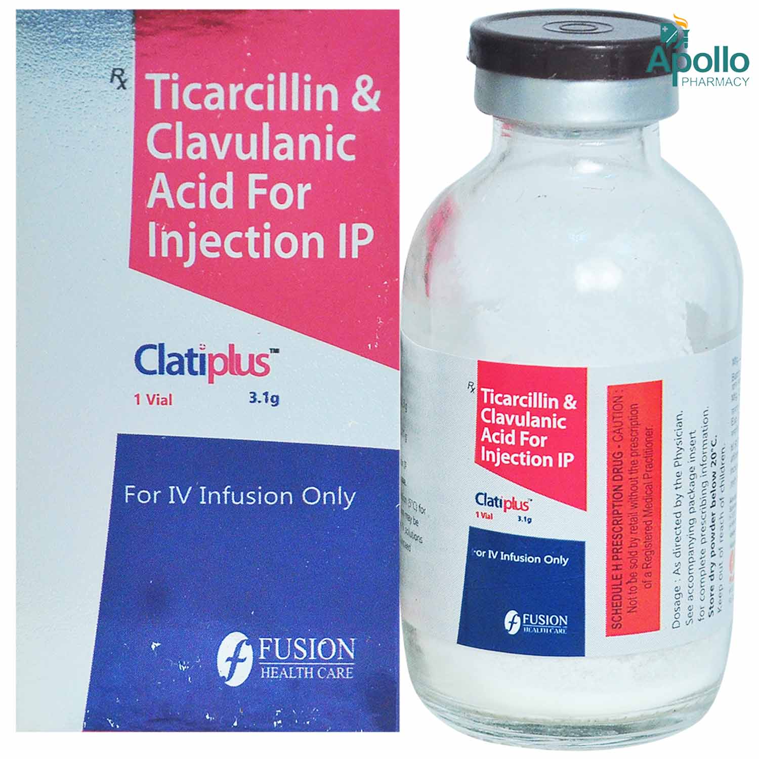 Clatiplus 3.1gm Injection, Pack of 1 Clatiplus 3.1gm Injection, Pack of 1