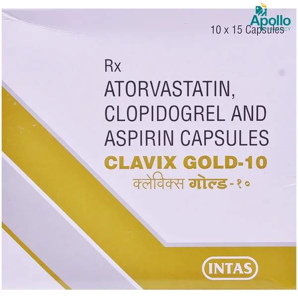 Clavix Gold-10 Capsule 15's, Pack of 15 CAPSULES