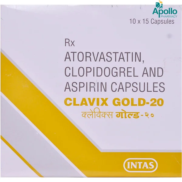 Clavix Gold-20 Capsule 15's, Pack of 15 CAPSULES