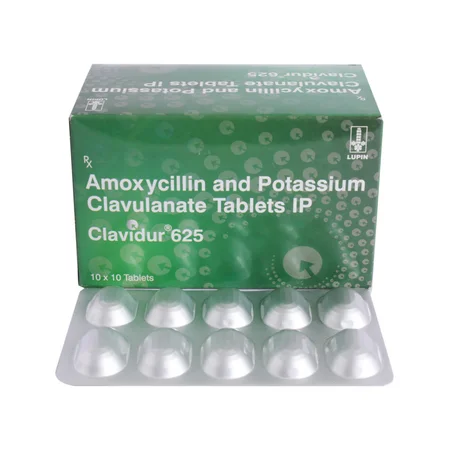 Clavidur 625 Tablet 10's