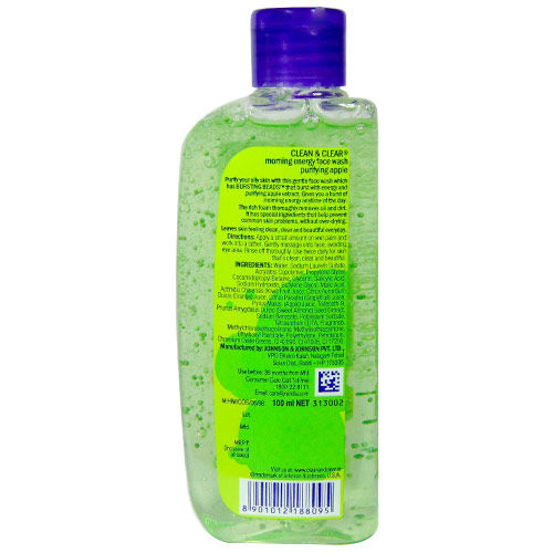 Clean & Clear Morning Energy Purifying Apple Face Wash, 100 ml Price