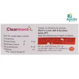 Clearmont-L Tablet 10's, Pack of 10 TABLETS