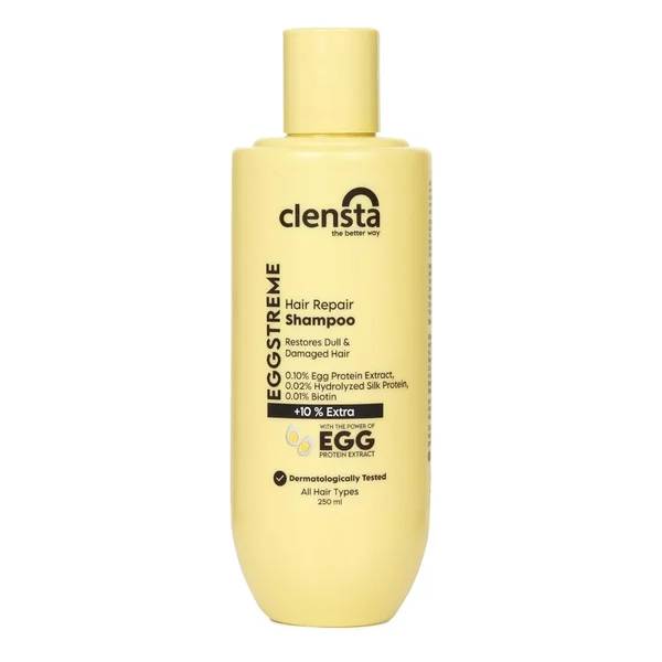 Clensta Eggstreme Repair Hair Shampoo, 250 ml, Pack of 1