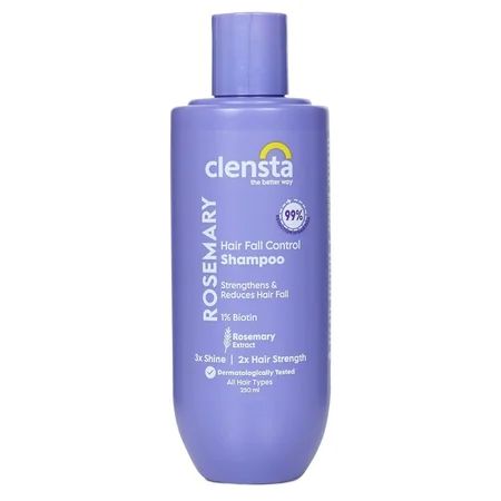Clensta Rosemary Hair Fall Control Shampoo, 250 ml