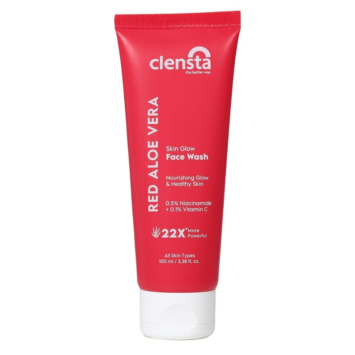 Clensta Red Aloe Vera Skin Glow Face Wash, 100 ml, Pack of 1 Clensta Red Aloe Vera Skin Glow Face Wash, 100 ml, Pack of 1