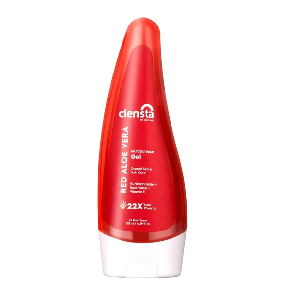 Clensta Red Aloe Vera Multi Purpose Gel, 130 ml, Pack of 1