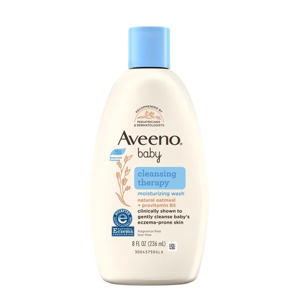 Aveeno Baby Cleansing Therapy Moisturising Wash, 236 ml, Pack of 1