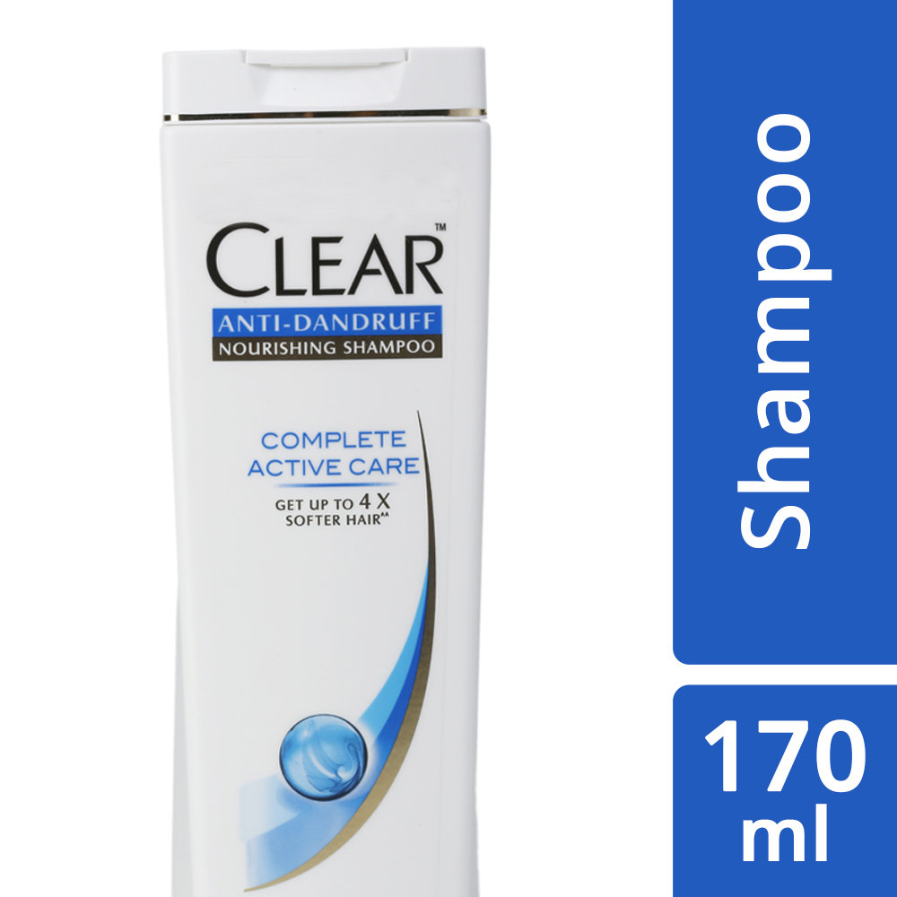 Clear Complete Active Care Anti-Dandruff Shampoo, 170 ml, Pack of 1 Clear Complete Active Care Anti-Dandruff Shampoo, 170 ml, Pack of 1