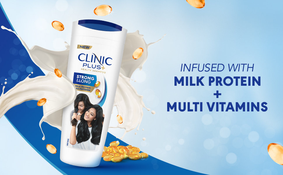 Clinic Plus Strong & Long Health Shampoo, 355 ml, Pack of 1 Clinic Plus Strong & Long Health Shampoo, 355 ml, Pack of 1