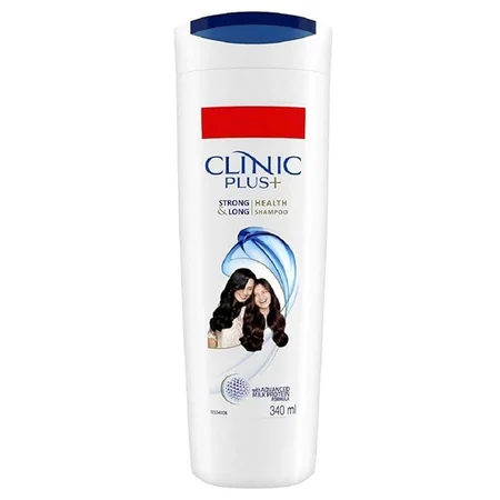 Clinic Plus Strong & Long Anti-Dandruff Shampoo, 340 ml