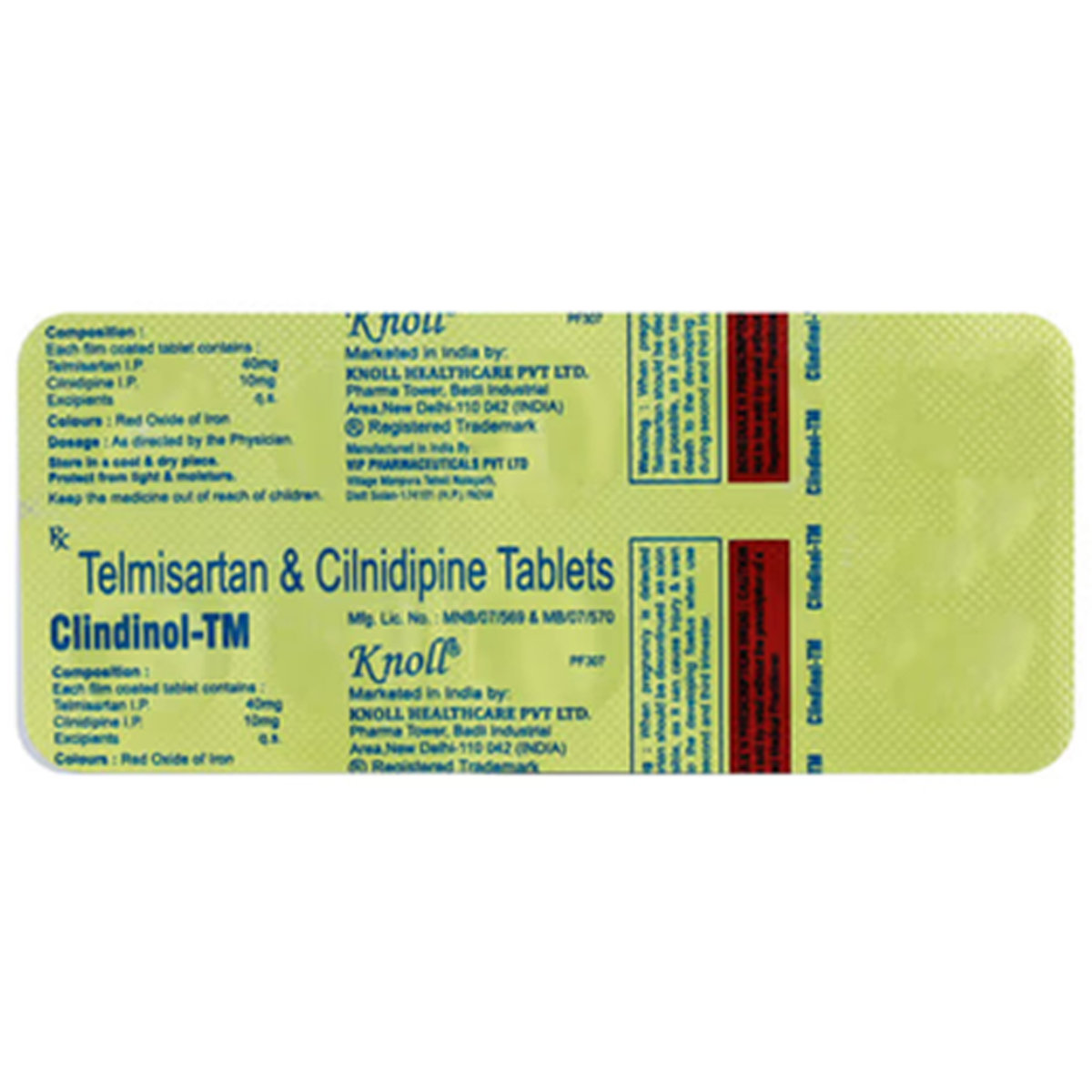 Clindinol-TM Tablet 10's, Pack of 10 TABLETS Clindinol-TM Tablet 10's, Pack of 10 TABLETS