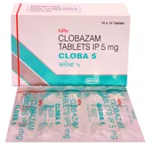 Cloba 5 mg Tablet 10's, Pack of 10 TabletS