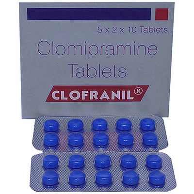 Clofranil 25 Tablet 10's, Pack of 10 TABLETS