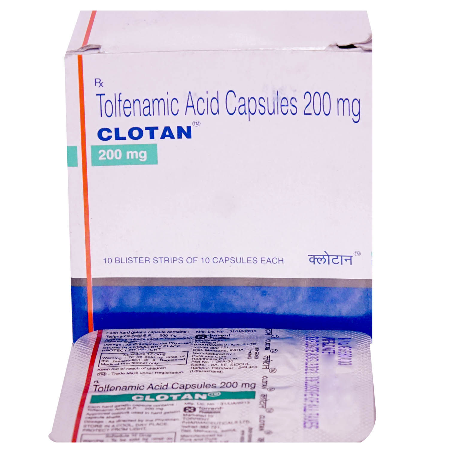 Buy Clotan 200 mg Capsule 10's Online