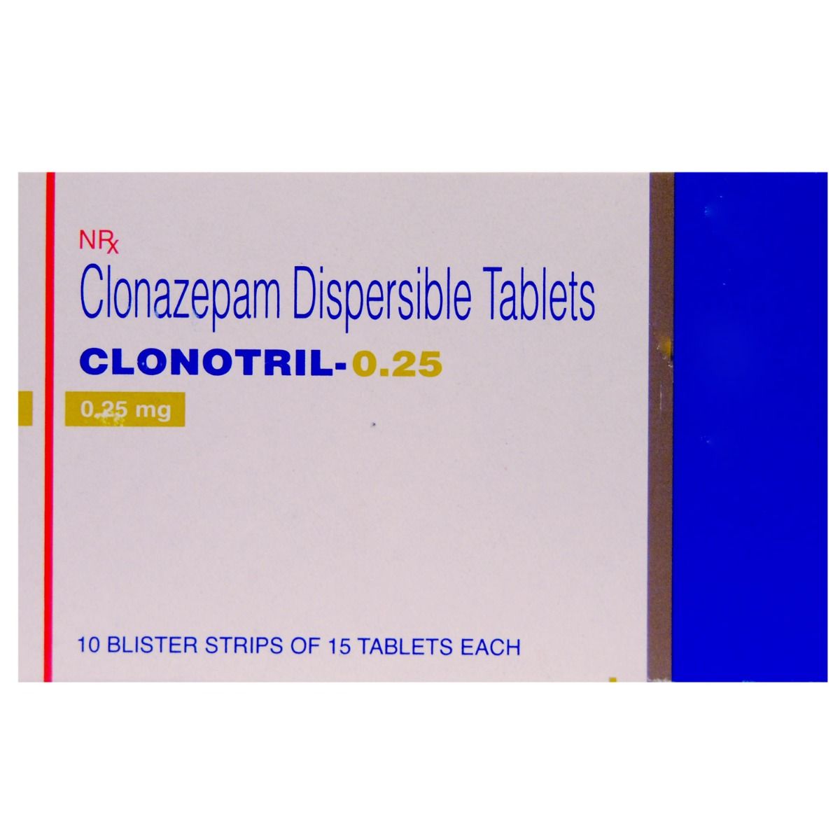 Clonotril-0.25 Tablet 15's Price, Uses, Side Effects, Composition ...