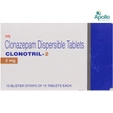 Clonotril 2 mg Tablet 10's
