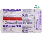Clonotril 2 mg Tablet 10's, Pack of 10 TabletS