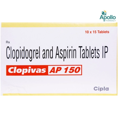 Clopivas AP 150 Tablet 15's, Pack of 15 TABLETS