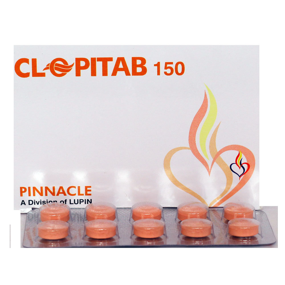 Clopitab 150 Tablet 10's, Pack of 10 TABLETS Clopitab 150 Tablet 10's, Pack of 10 TABLETS