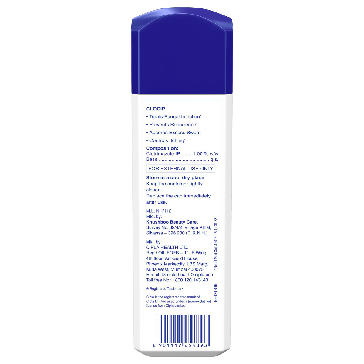 Clocip Antifungal Powder 75 gm, Pack of 1 POWDER Clocip Antifungal Powder 75 gm, Pack of 1 POWDER