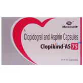 Clopikind-AS 75 Tablet 10's, Pack of 10 TabletS