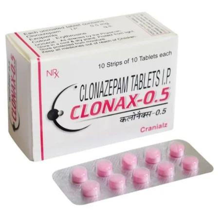 Clonax 0.5 mg Tablet 10's