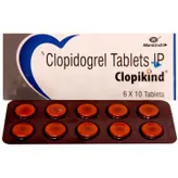 Clopikind Tablet 10's, Pack of 10 TABLETS