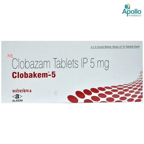 Clobakem 5 mg Tablet 10's
