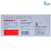 Clobakem 5 mg Tablet 10's, Pack of 10 TabletS