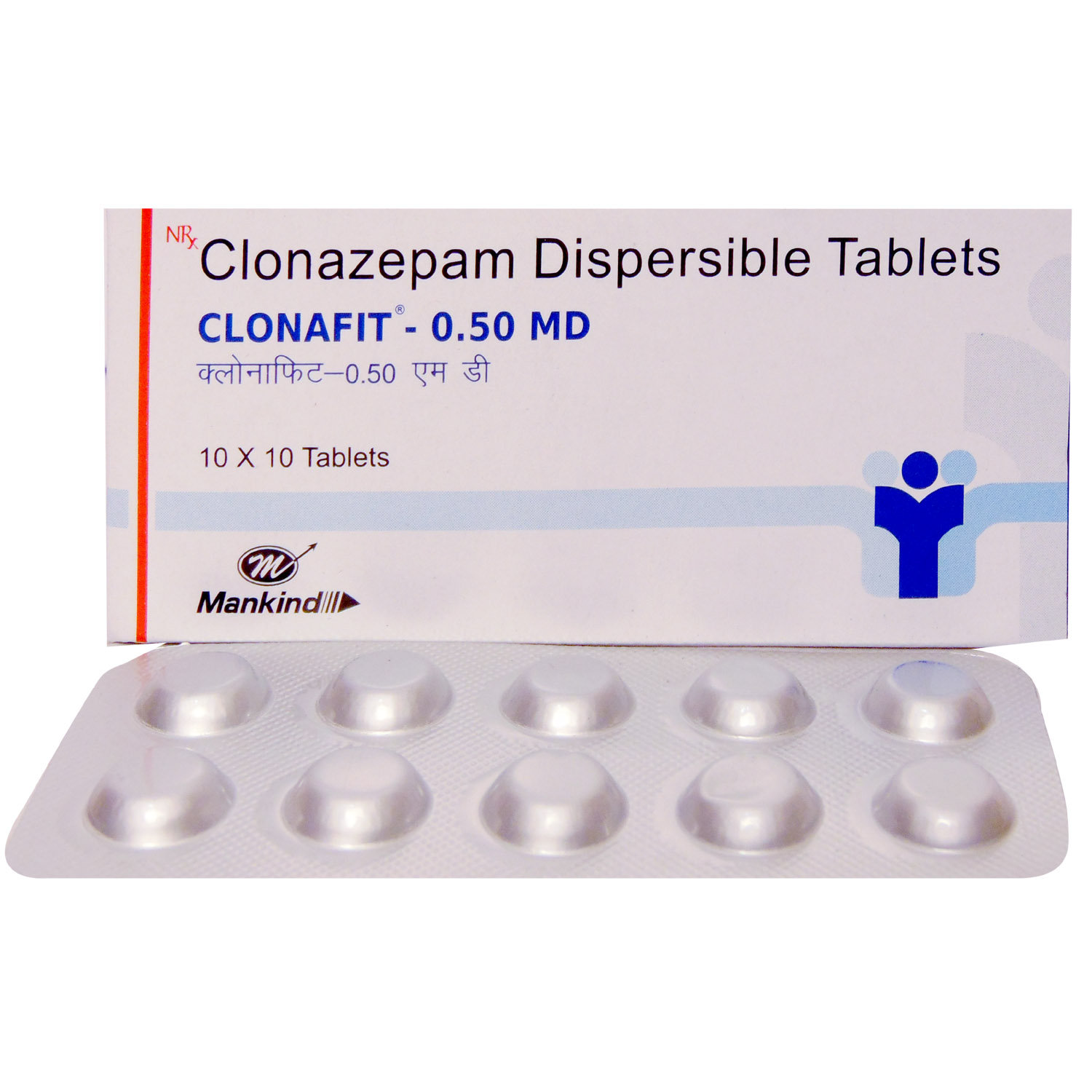 Clonafit 0.5 MD Tablet 10's, Pack of 10 TabletS Clonafit 0.5 MD Tablet 10's, Pack of 10 TabletS
